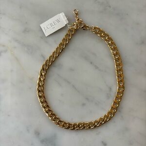 NWT J.Crew gold chain necklace